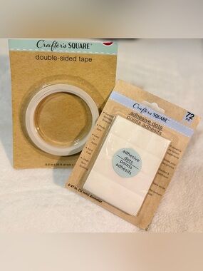 Crafter's Square White Double-Sided Tape & Adhesive Dots